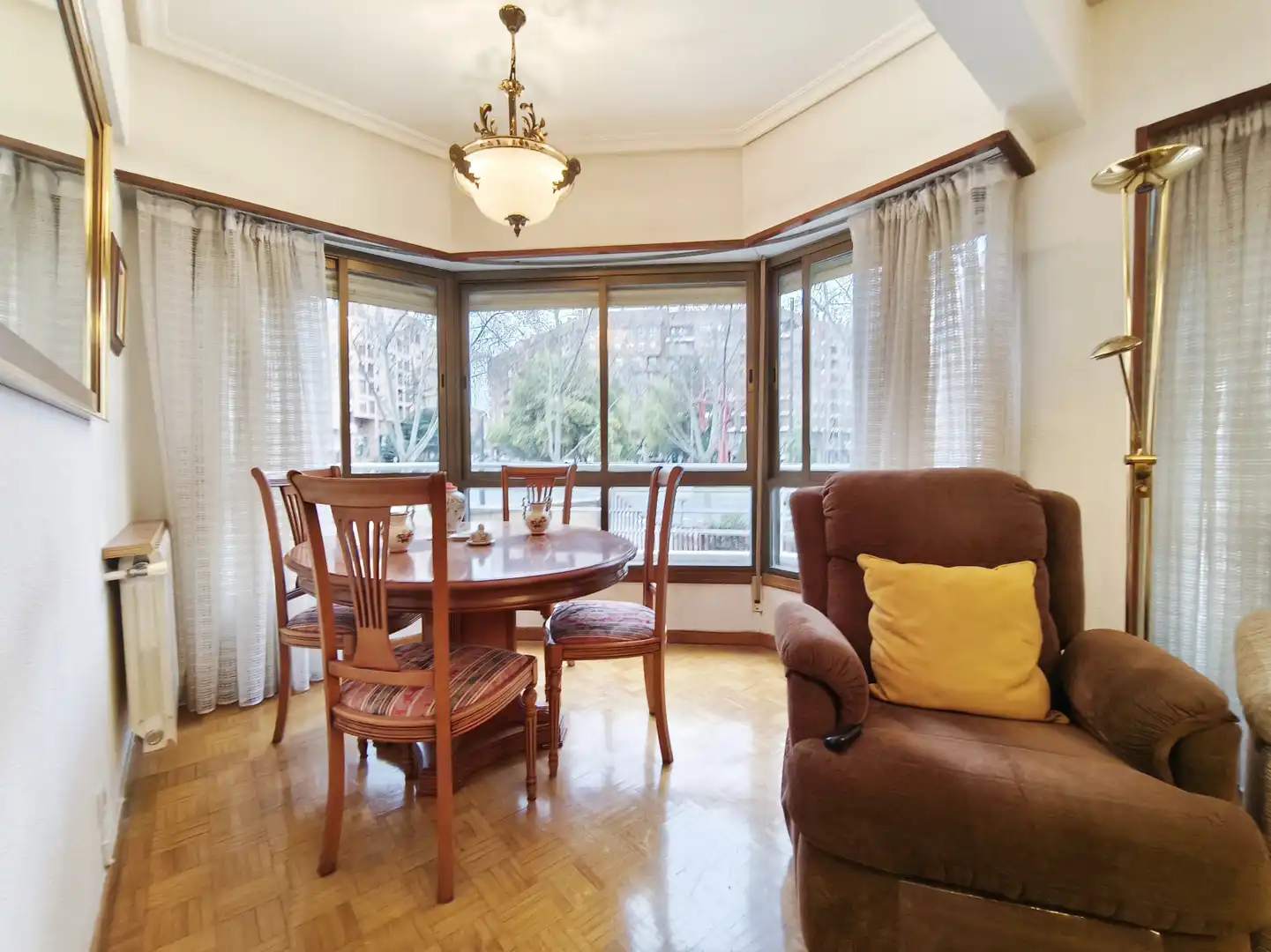 Dining room of Flat for sale in  Logroño  with Heating, Parquet flooring and Terrace