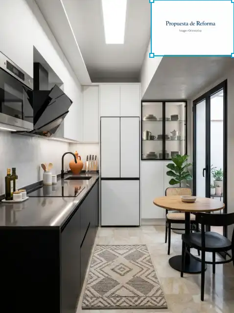 Cocina de Piso en venta en Almería con Aire acondicionado, Balcón y Alarma