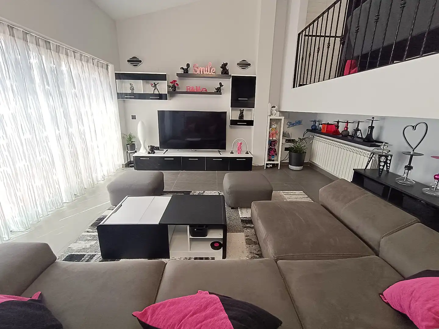 Sala de estar de Piso en venta en Brunete con Aire acondicionado, Calefacción y Jardín privado