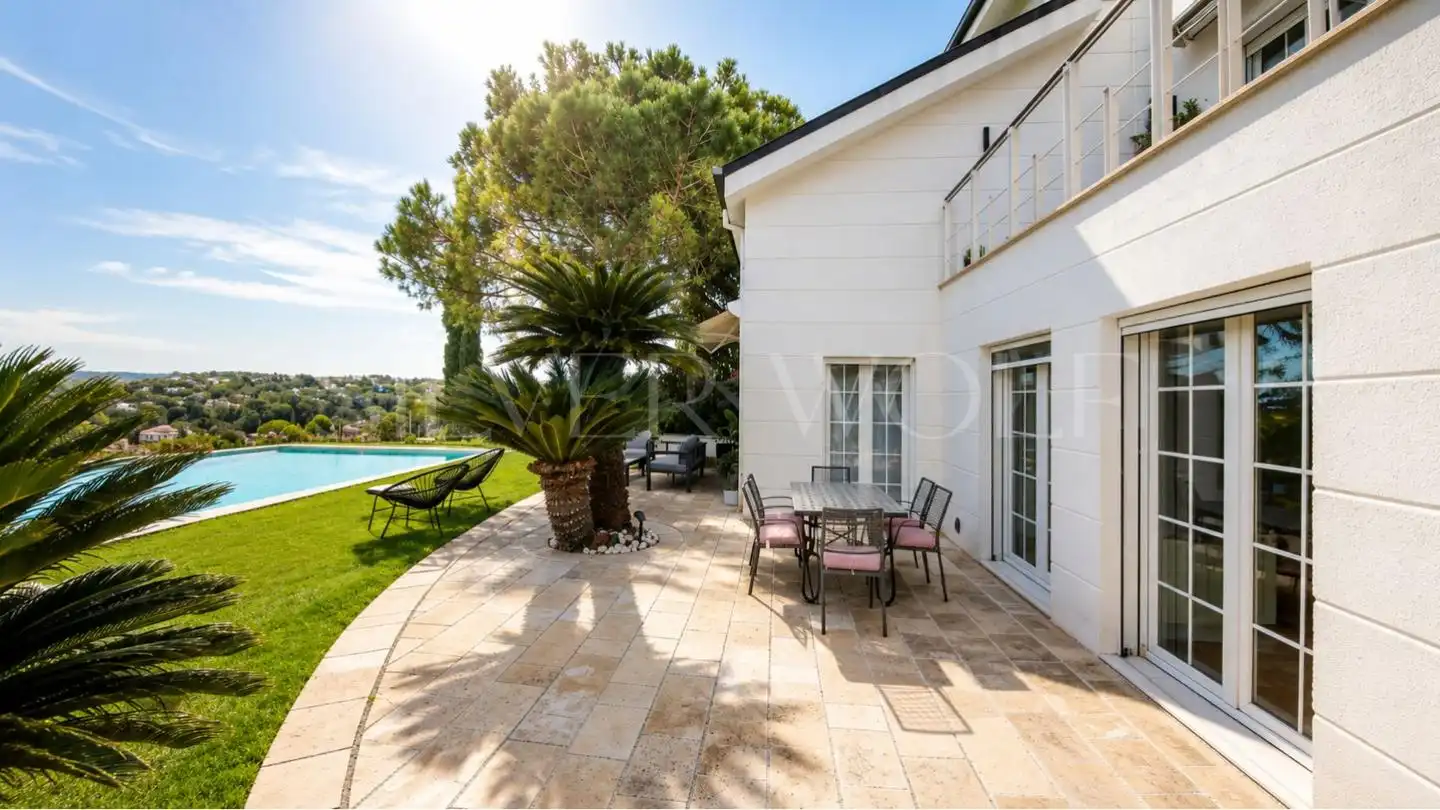 Terraza de Casa o chalet en venta en Sant Cugat del Vallès con Aire acondicionado, Calefacción y Jardín privado