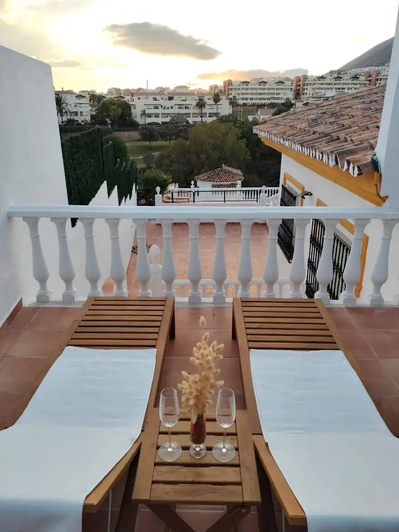 Terraza de Casa o chalet en venta en Benalmádena con Aire acondicionado, Calefacción y Jardín privado