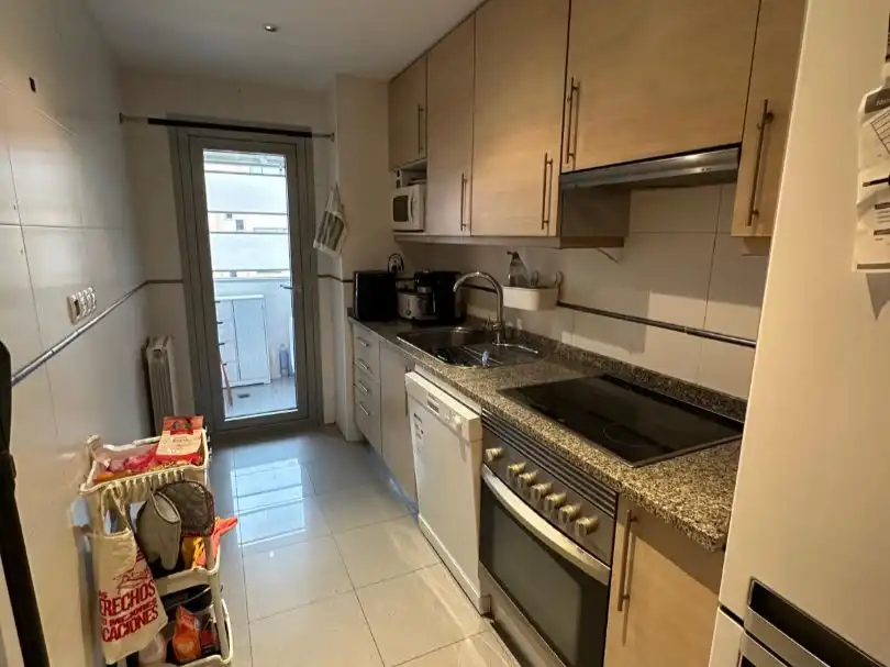 Kitchen of Flat for rent in Madrid  with Air Conditioner, Heating and Furnished
