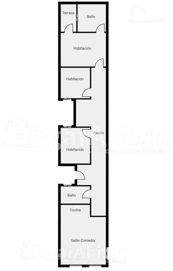 Flat for sale in Valencia  with Air Conditioner, Heating and Parquet flooring