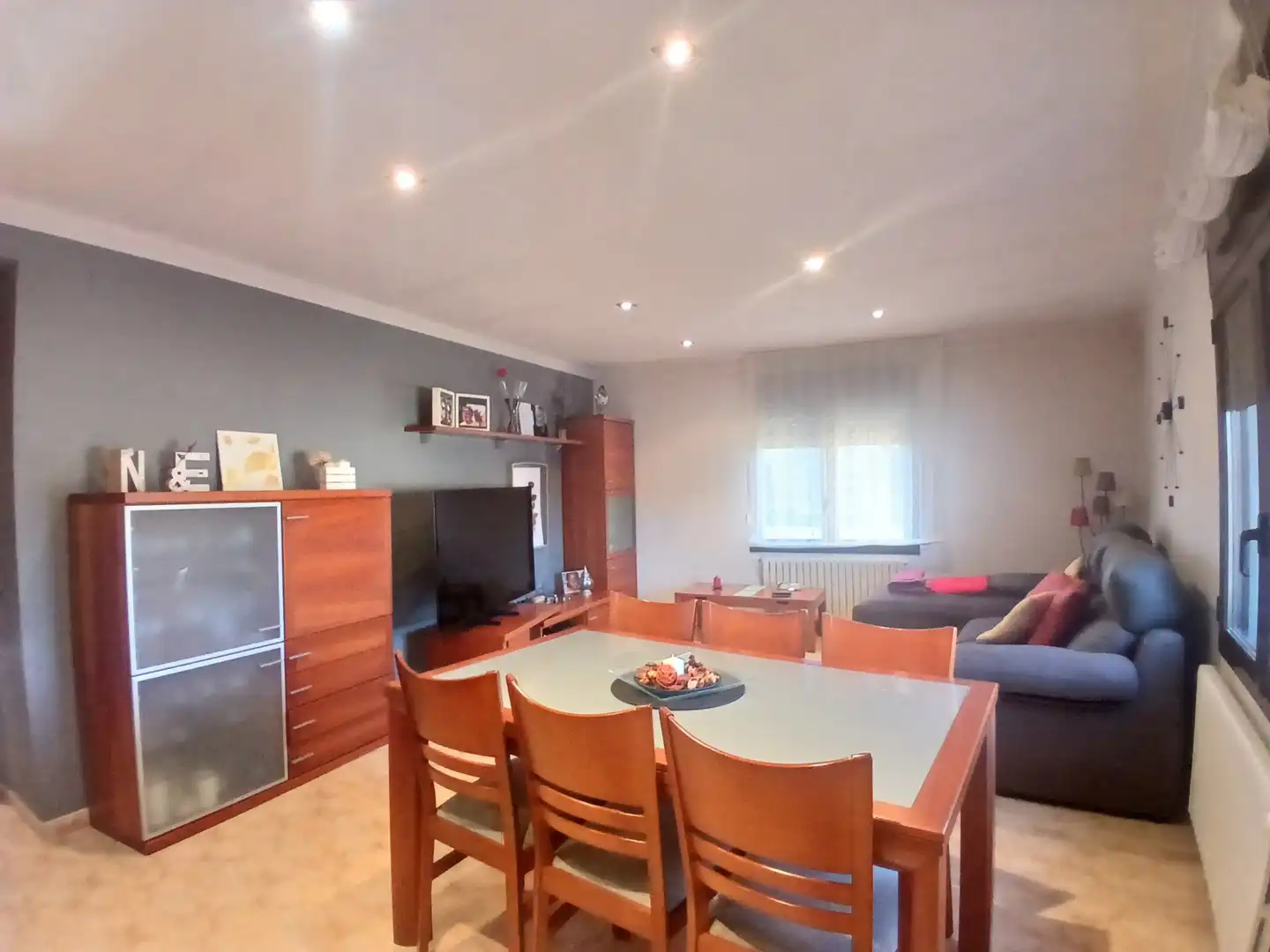 Sala de estar de Finca rústica en venta en Sant Gregori con Calefacción y Terraza