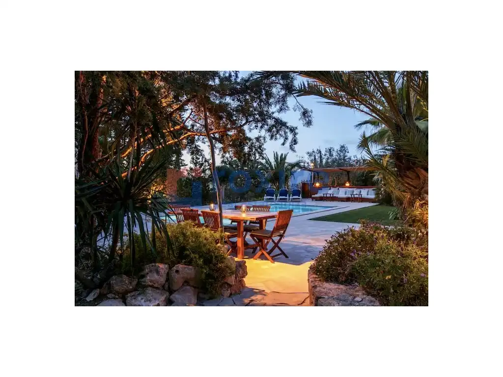 Jardín de Casa o chalet de alquiler en Sant Josep de sa Talaia con Aire acondicionado, Jardín privado y Terraza