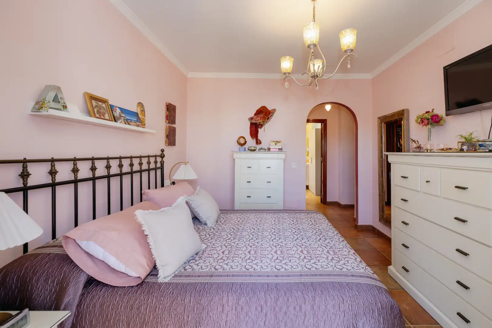 Bedroom of Houses for sale in Málaga  with Air Conditioner, Heating and Private garden