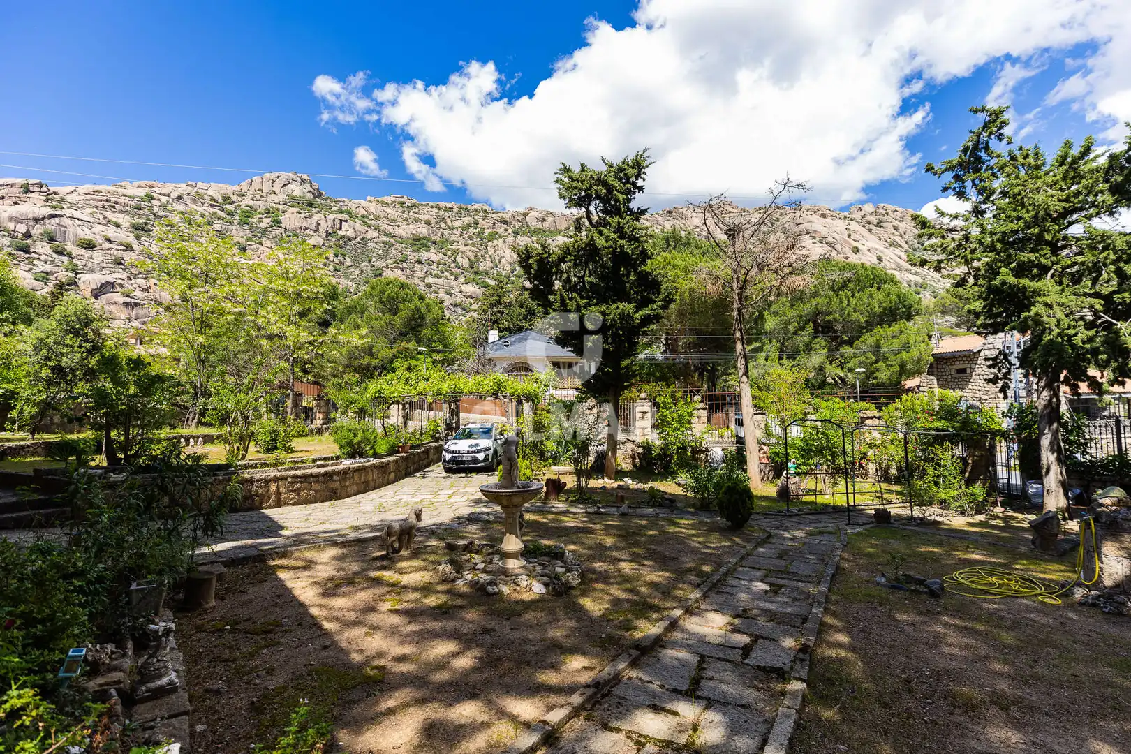 Garden of Houses for sale in Manzanares El Real  with Heating, Private garden and Swimming Pool