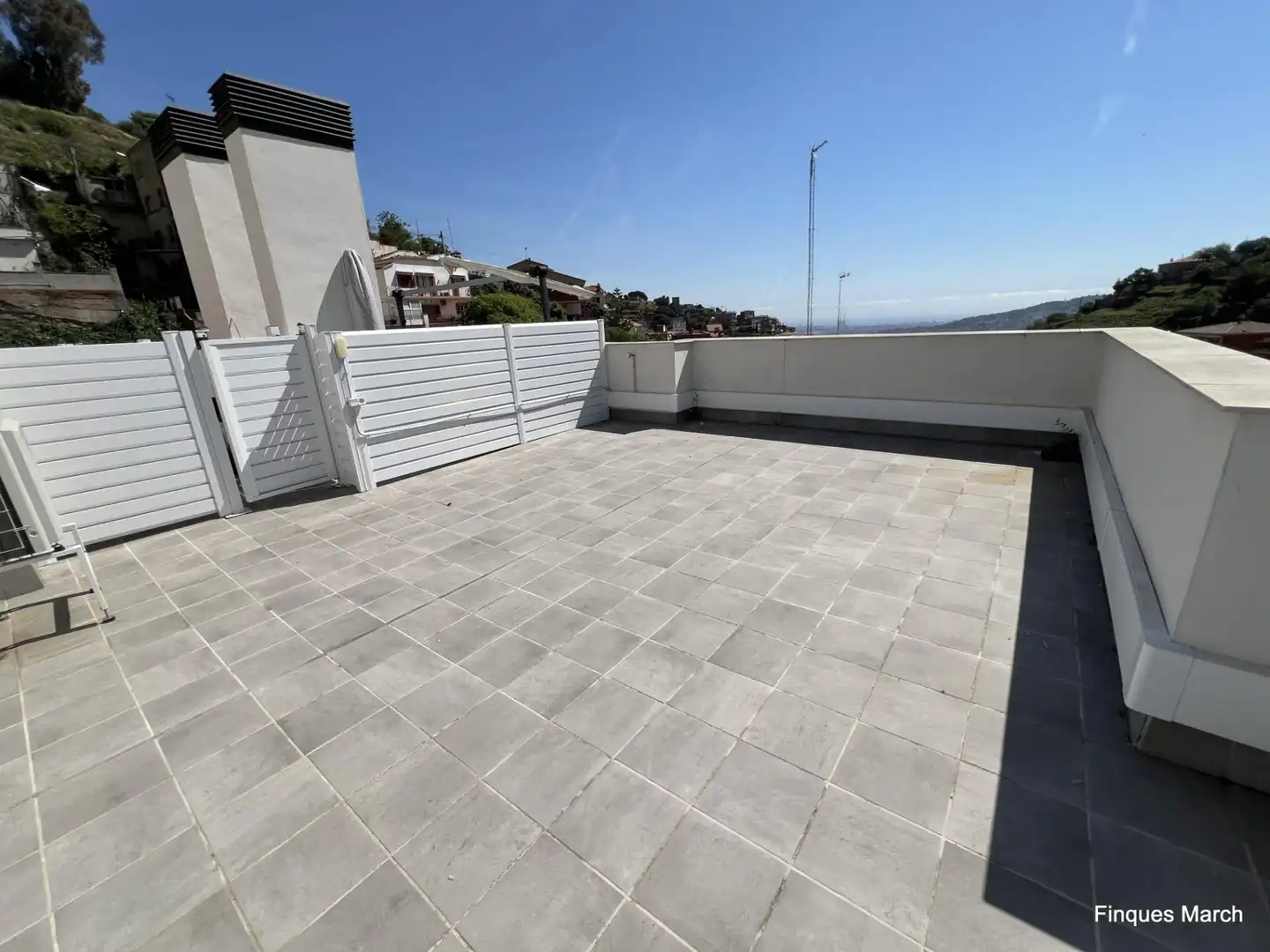 Terraza de Piso de alquiler en Barcelona con Aire acondicionado, Calefacción y Parquet