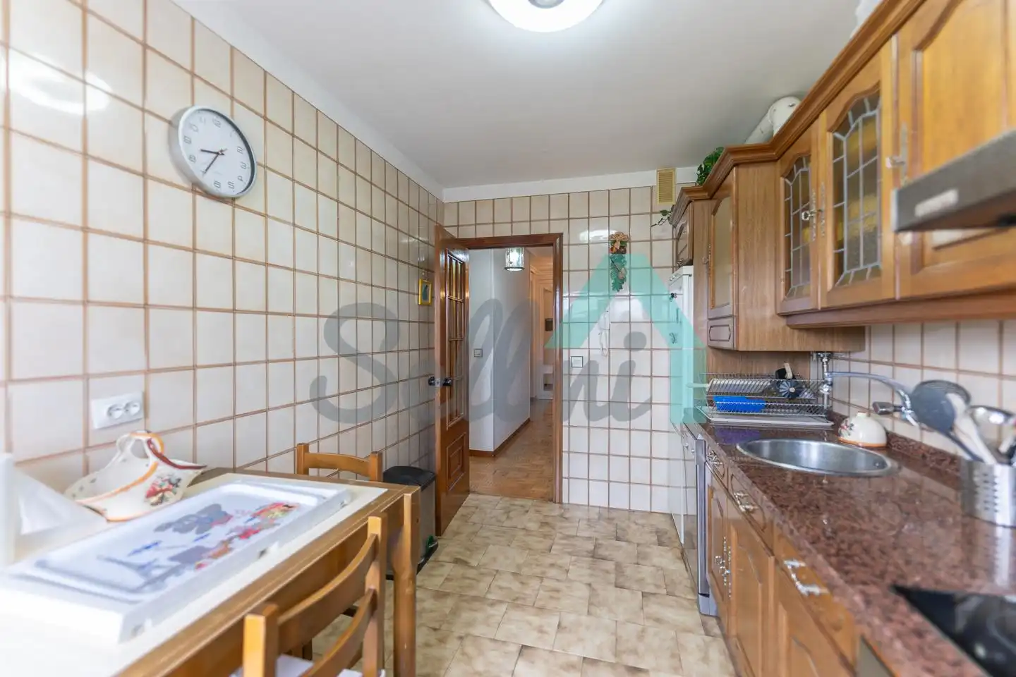 Kitchen of Flat for rent in Oviedo   with Heating, Parquet flooring and Furnished