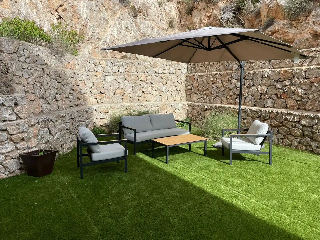 Terrace of Houses for rent in Cullera  with Air Conditioner, Terrace and Swimming Pool