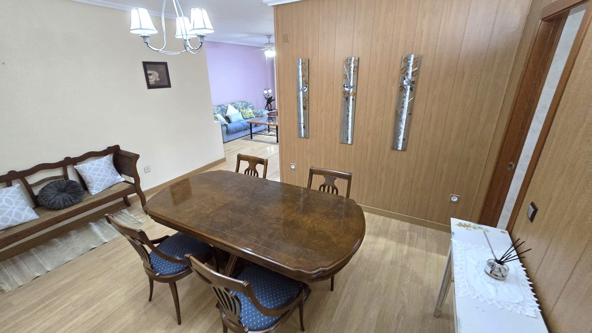 Dining room of Apartment to rent in Cáceres Capital  with Air Conditioner, Heating and Terrace