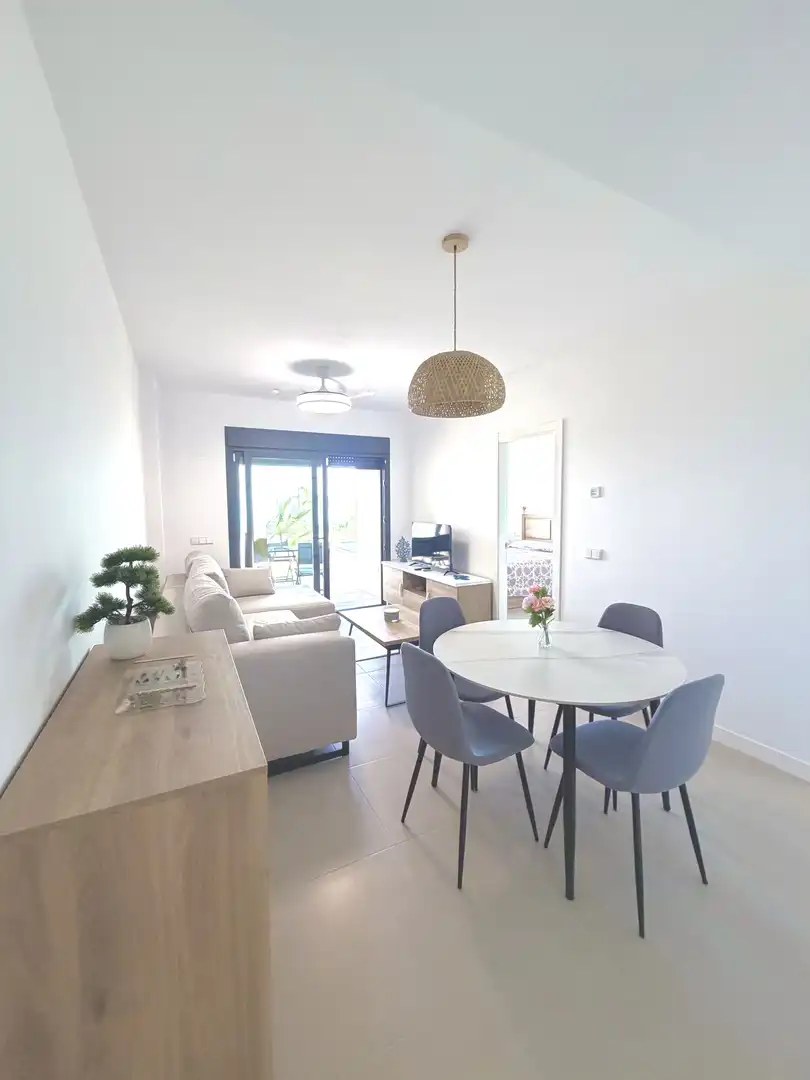 Wohnzimmer von Wohnung zur Miete in Vélez-Málaga mit Terrasse und Schwimmbad