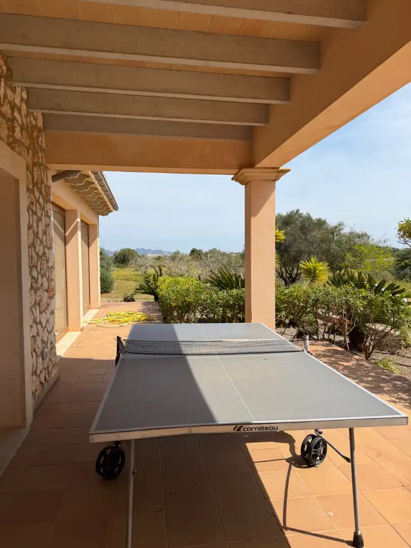 Terraza de Finca rústica de alquiler en Manacor con Aire acondicionado, Calefacción y Jardín privado