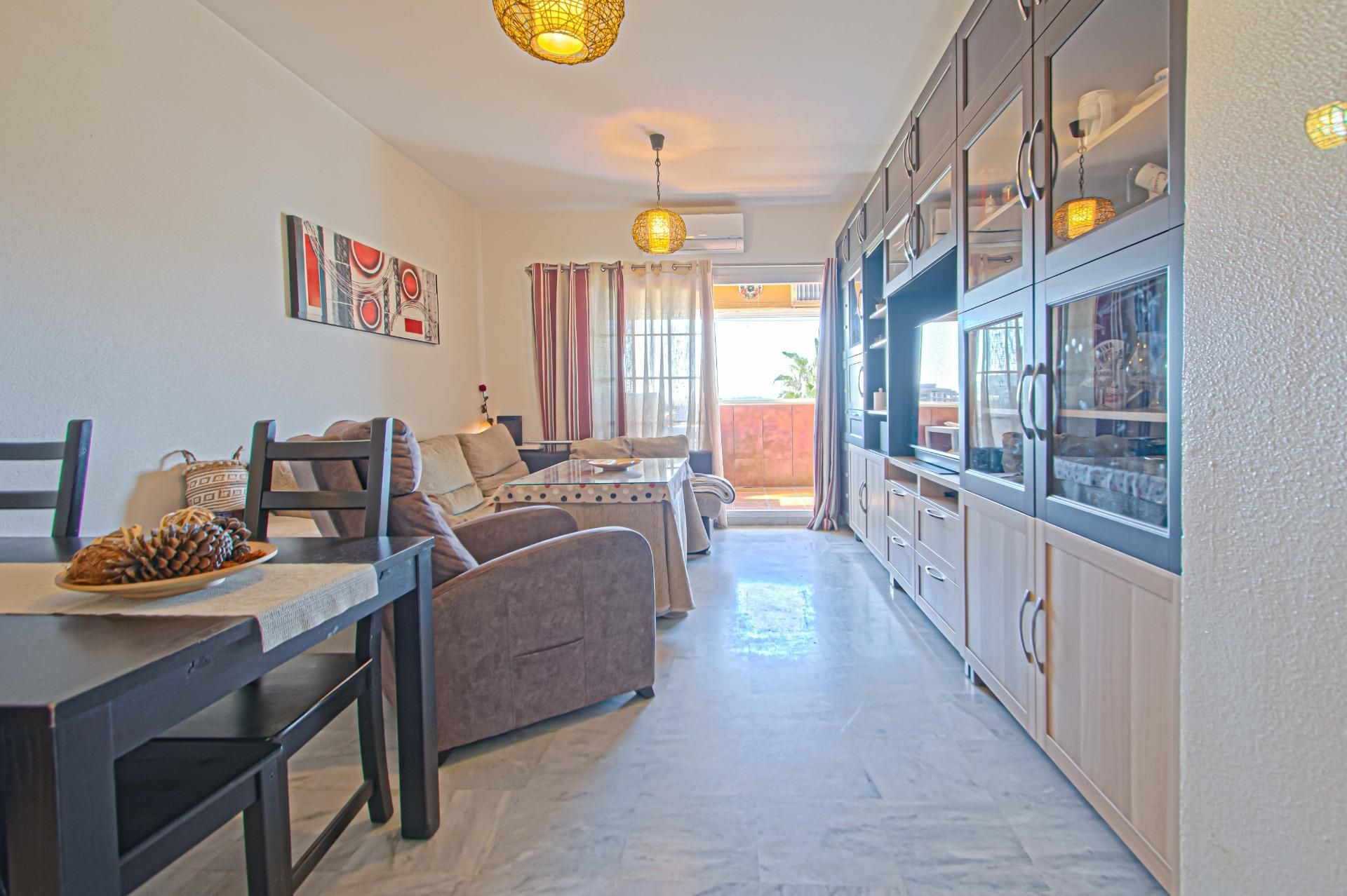 Sala de estar de Piso en venta en  Sevilla Capital con Aire acondicionado y Terraza