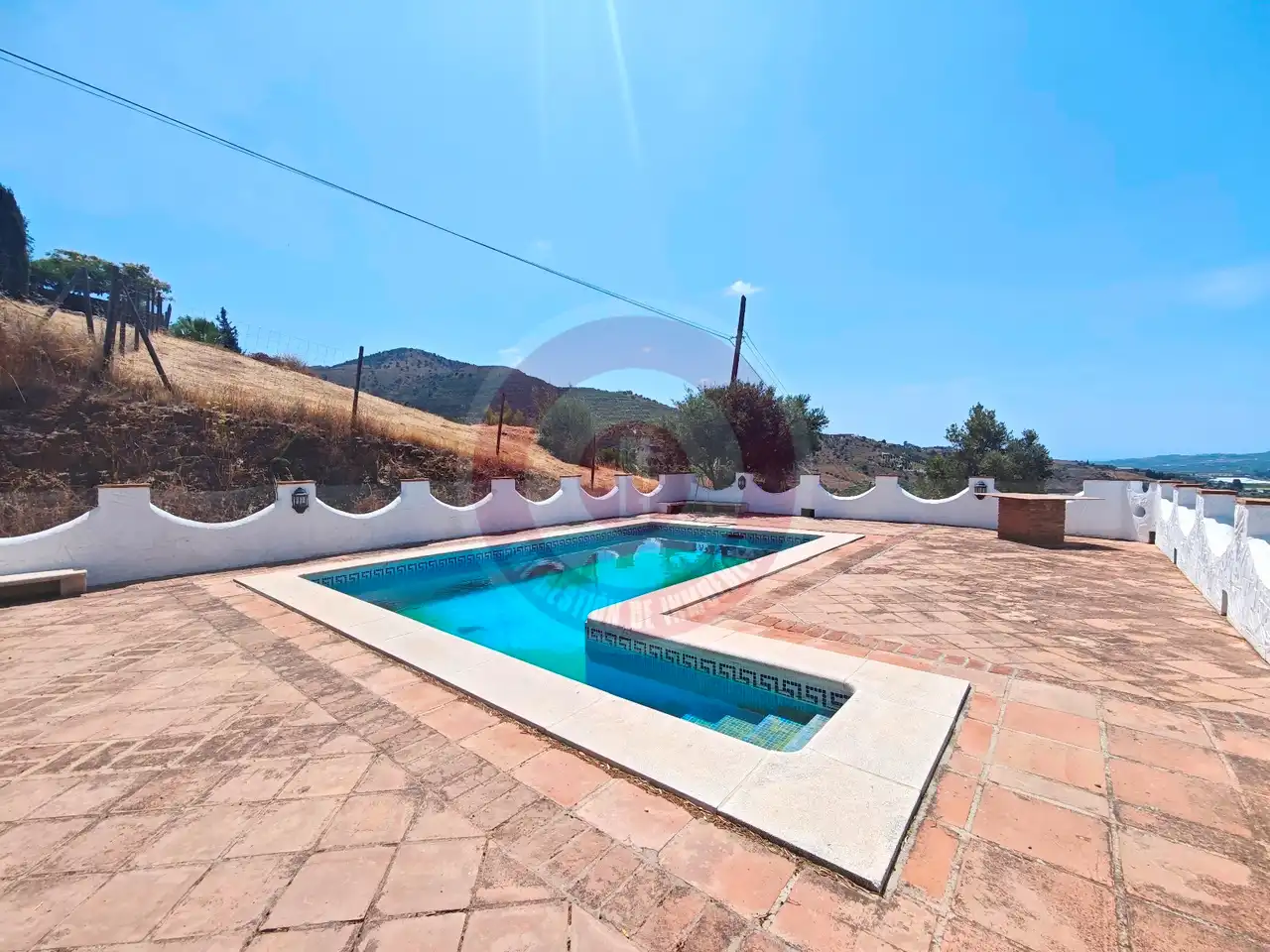 Swimming pool of Houses for sale in Viñuela  with Private garden, Terrace and Swimming Pool