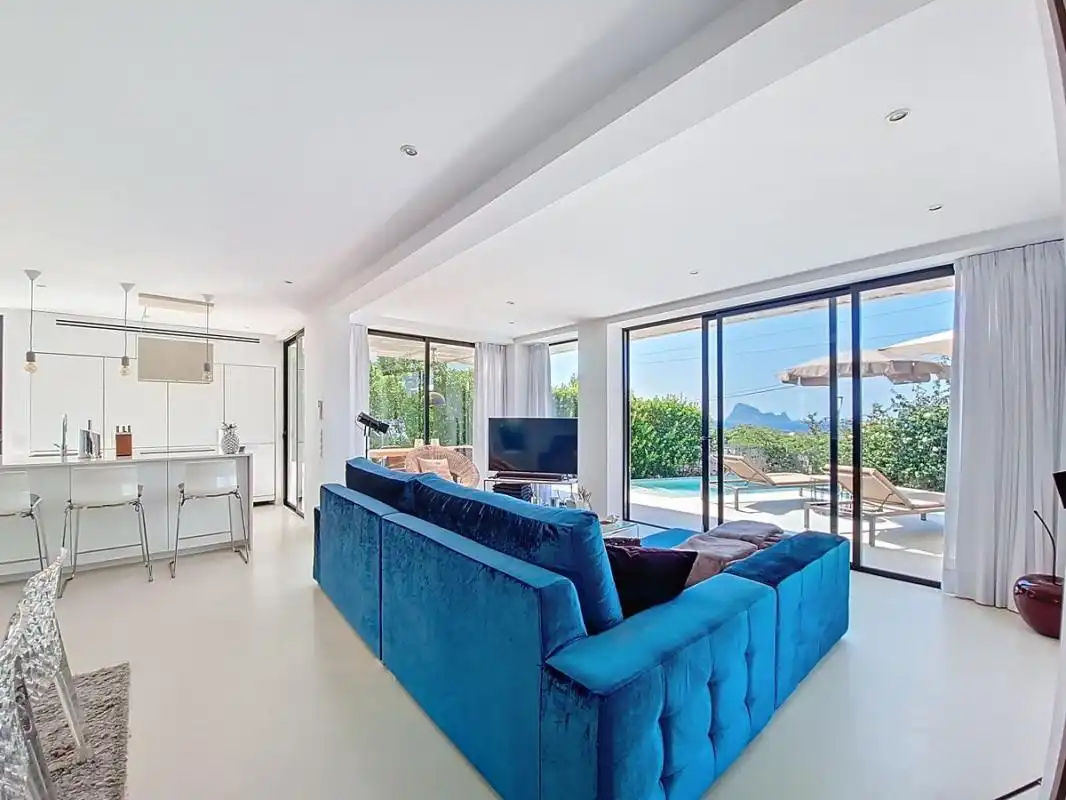 Living room of Houses for sale in Sant Josep de sa Talaia  with Air Conditioner, Heating and Terrace