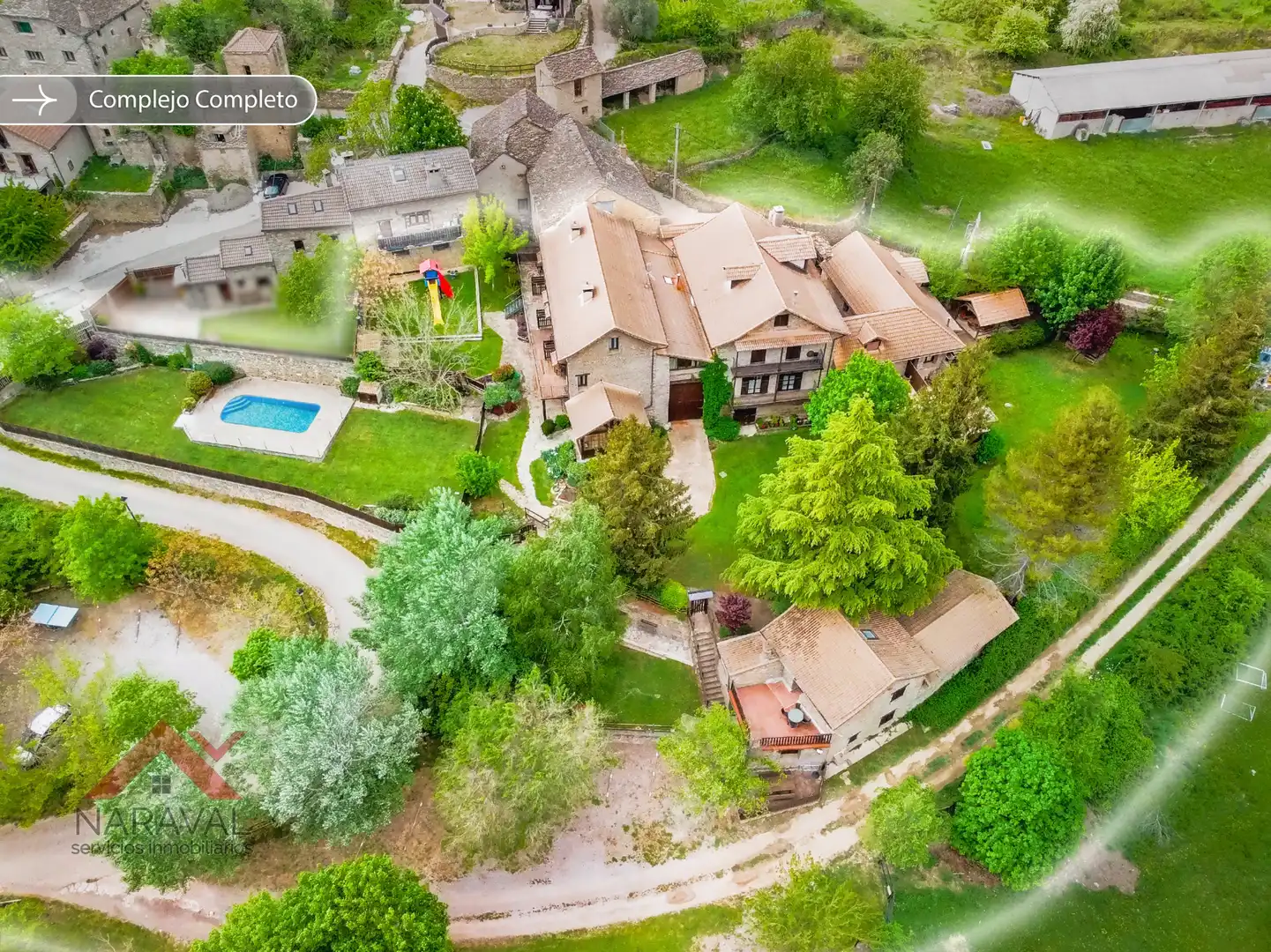 Vista exterior de Casa o chalet en venta en Fiscal con Aire acondicionado, Calefacción y Jardín privado