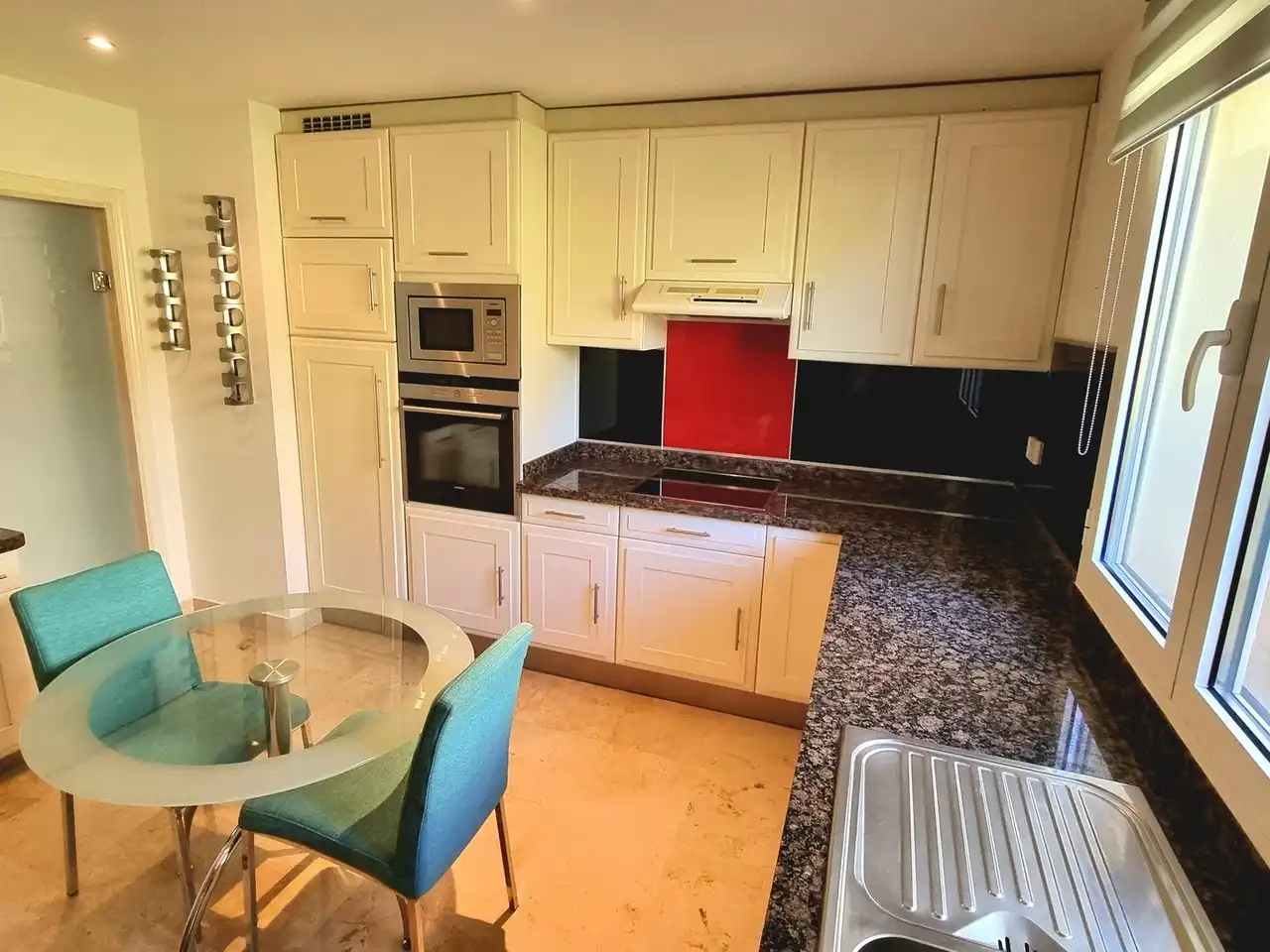 Cocina de Apartamento en venta en Mijas con Aire acondicionado, Terraza y Piscina