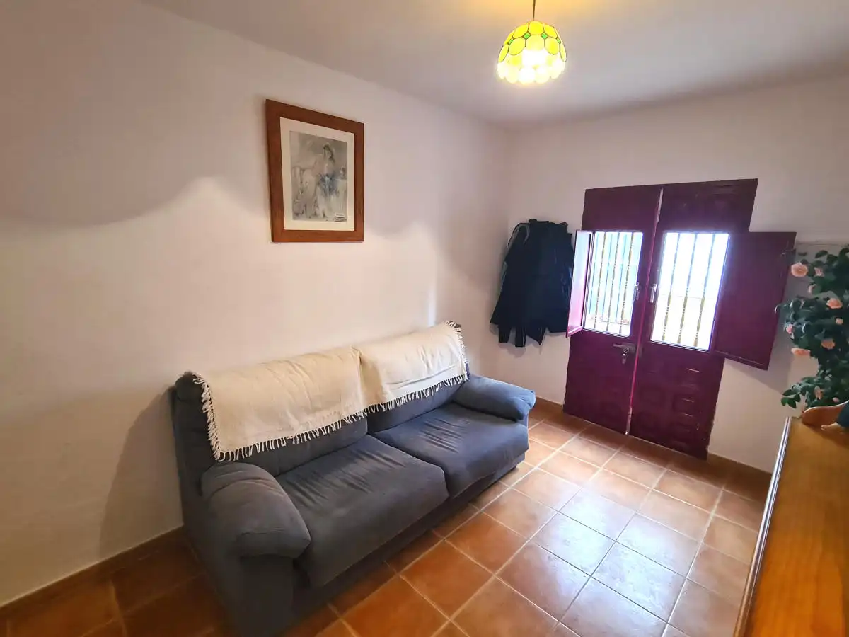 Sala d'estar de Casa o xalet en venda en Cómpeta amb Terrassa i Moblat