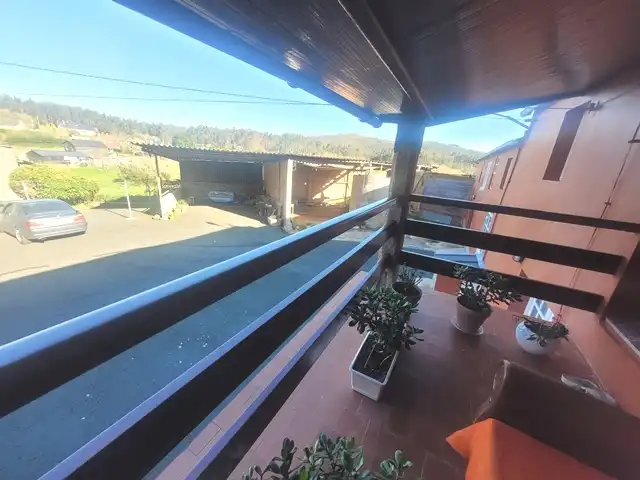 Balcony of Houses for sale in Moeche  with Private garden, Storage room and Furnished