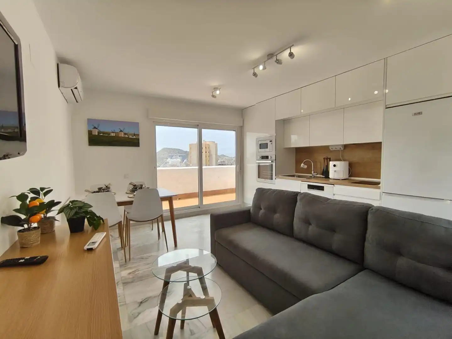 Sala de estar de Apartamento en venta en Benidorm con Aire acondicionado, Terraza y Balcón