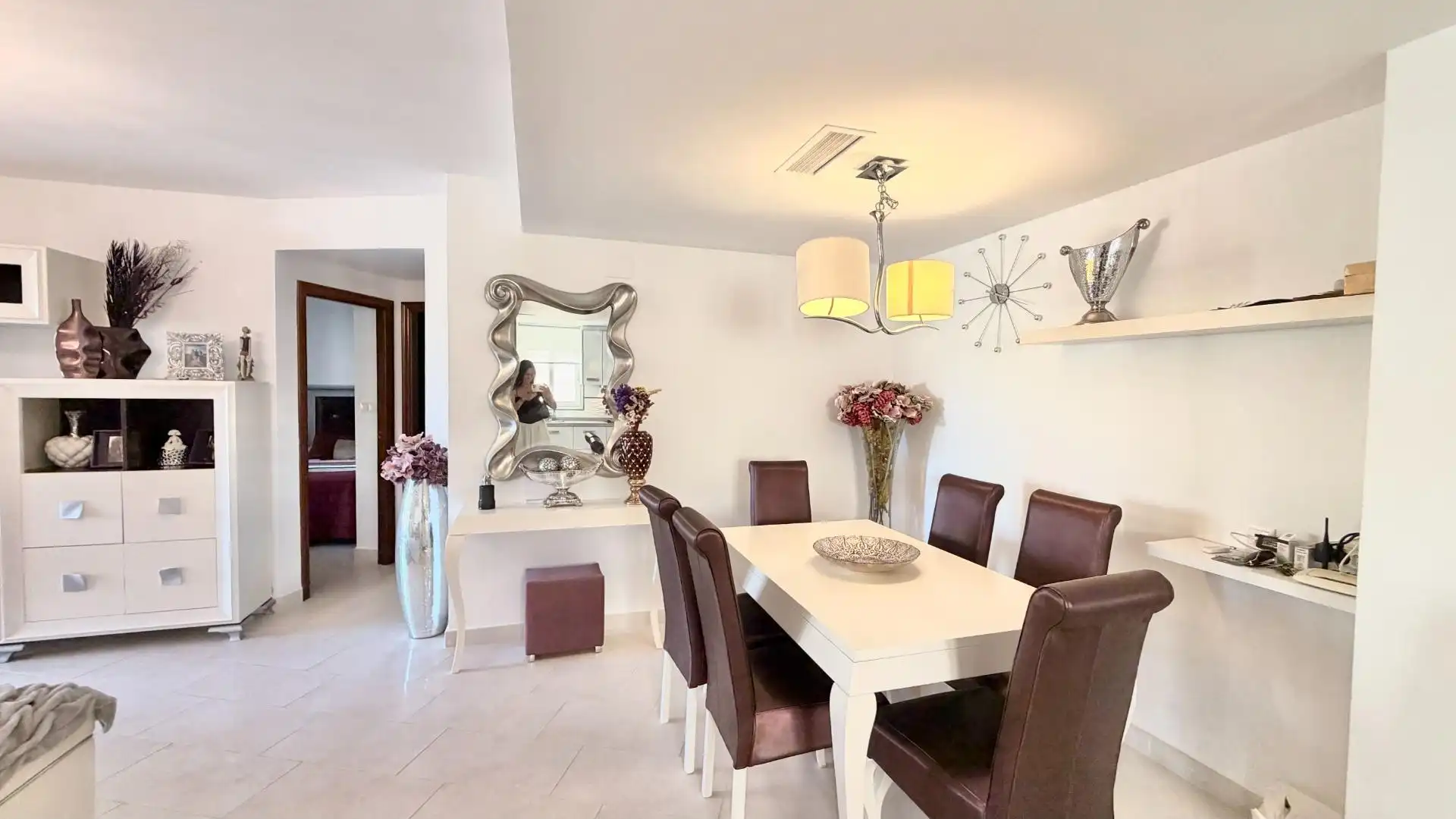 Comedor de Apartamento en venta en Torrevieja con Aire acondicionado, Terraza y Amueblado