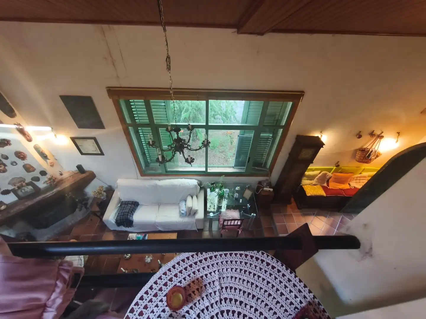 Living room of Houses for sale in Vilamarín  with Private garden, Furnished and Oven