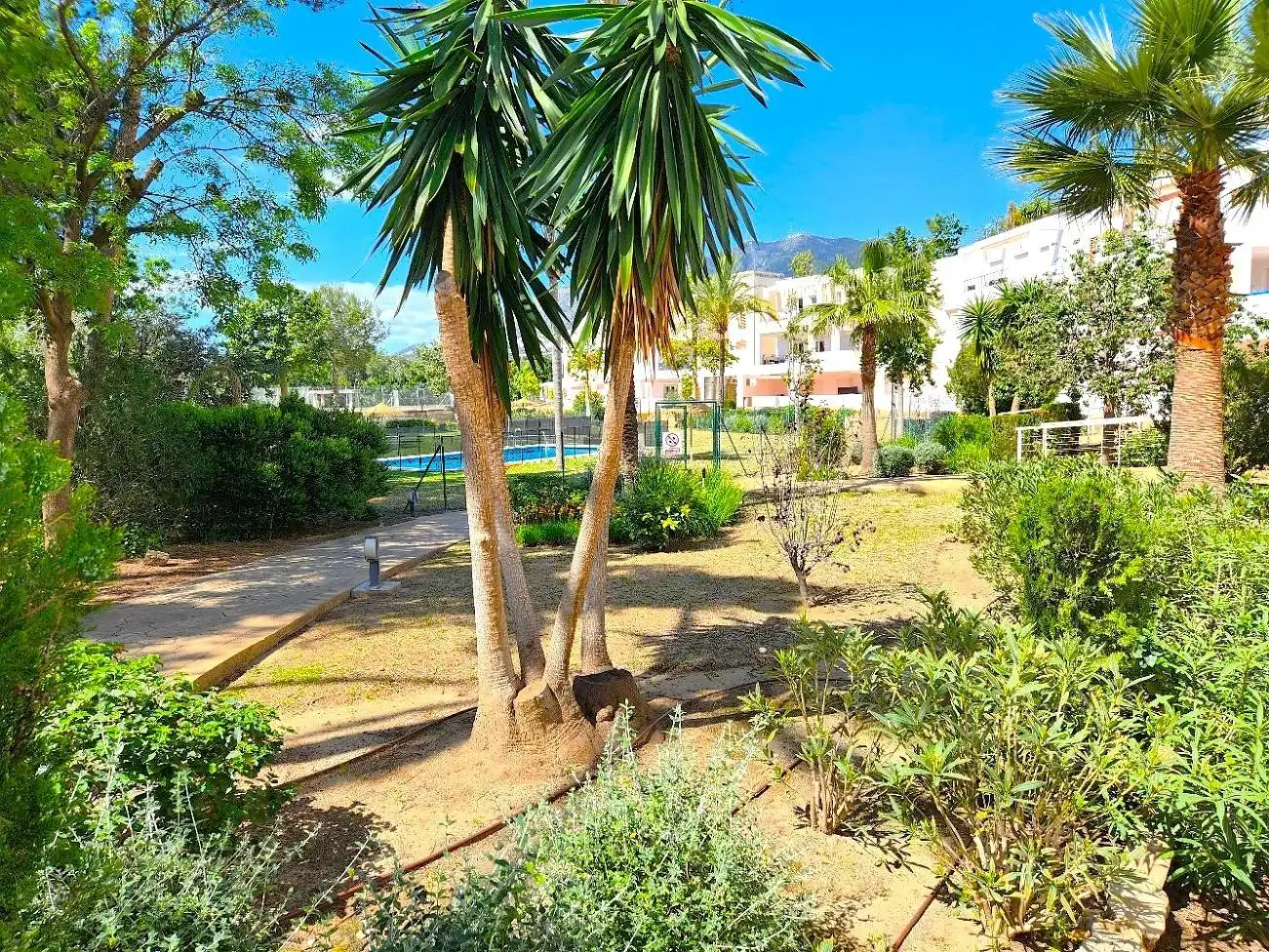Garden of Flat for sale in Benalmádena  with Air Conditioner, Heating and Private garden
