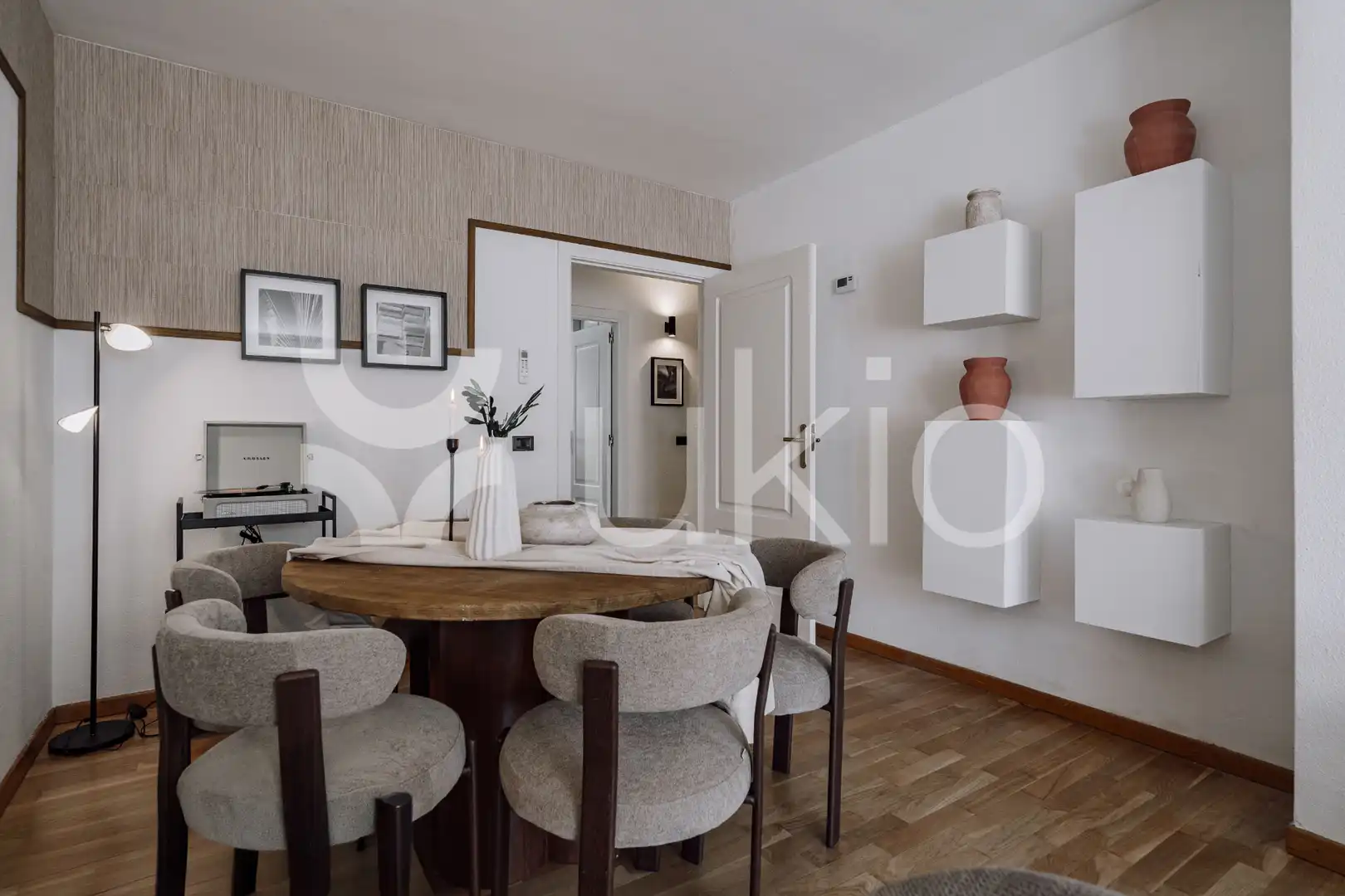 Sala de estar de Apartamento de alquiler en Madrid con Aire acondicionado, Calefacción y Amueblado