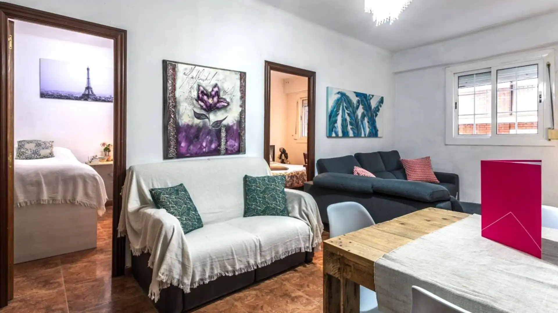 Sala d'estar de Pis en venda en Esplugues de Llobregat