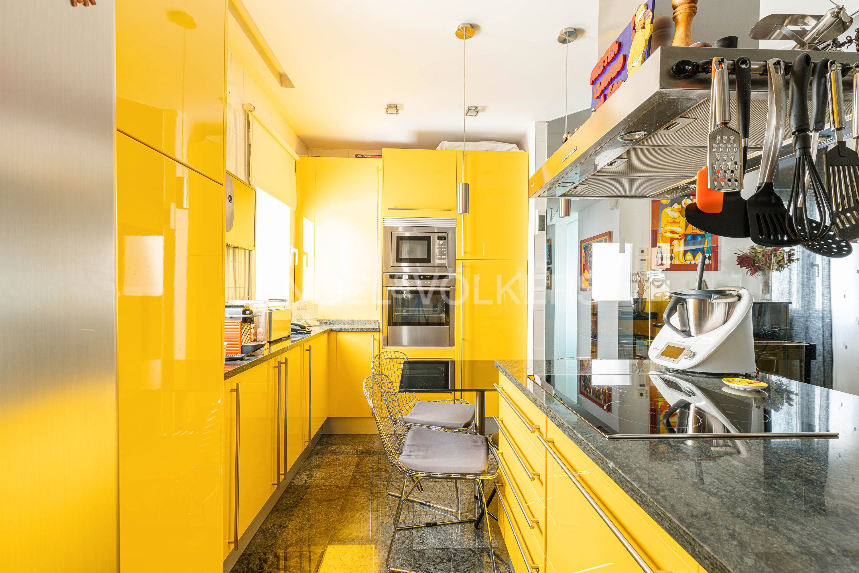 Cocina de Ático en venta en  Madrid Capital con Aire acondicionado, Calefacción y Terraza
