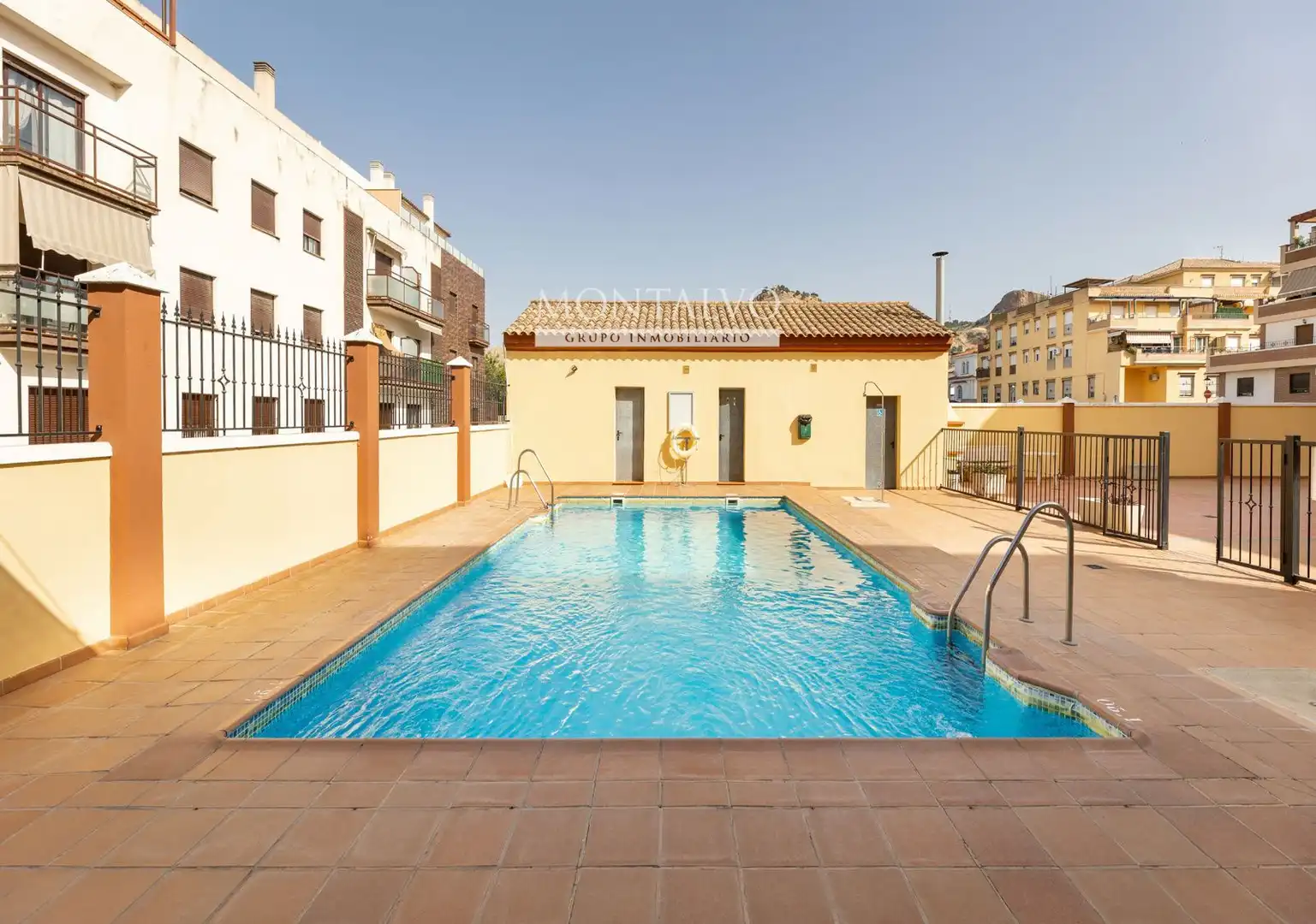 Swimming pool of Flat for rent in Atarfe  with Air Conditioner, Terrace and Swimming Pool