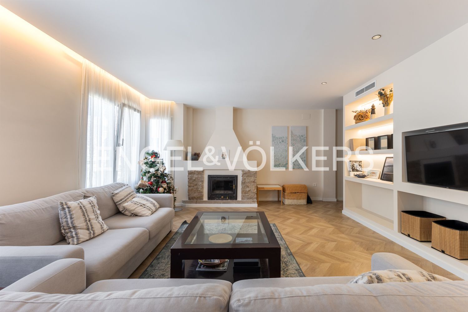 Living room of Apartment for sale in Rotglà i Corbera  with Air Conditioner, Heating and Parquet flooring