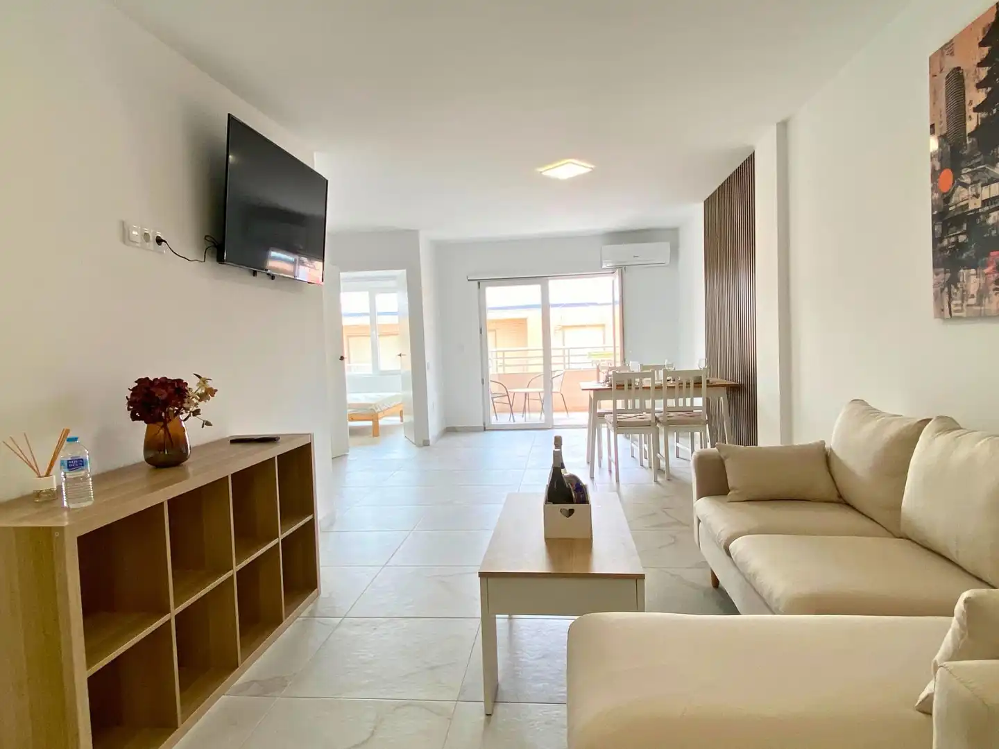 Living room of Flat for sale in Playa del Acequión, Náufragos y Rocío del Mar