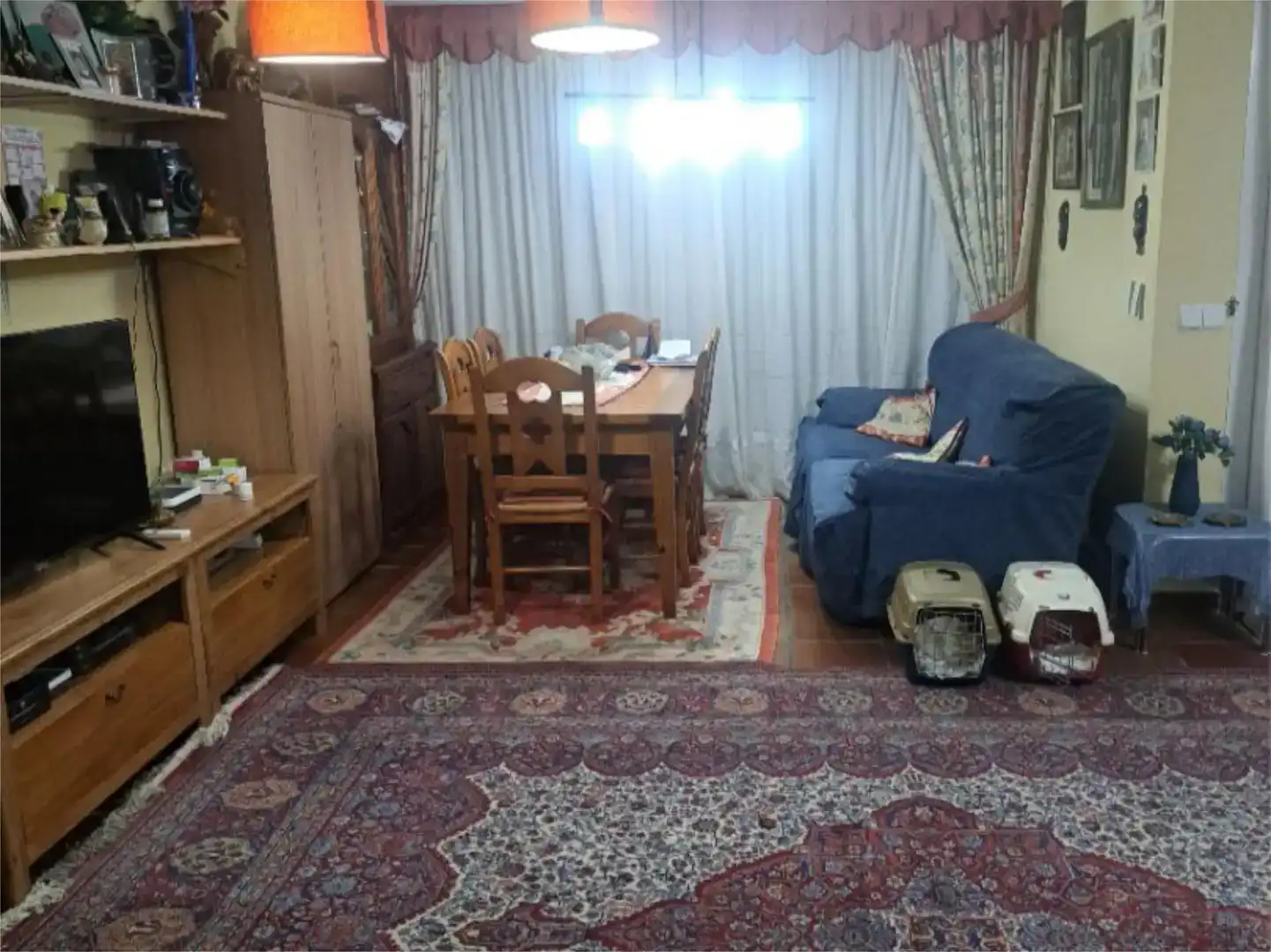 Sala d'estar de Pis per a compartir en Valdemoro amb Aire condicionat, Jardí privat i Parquet