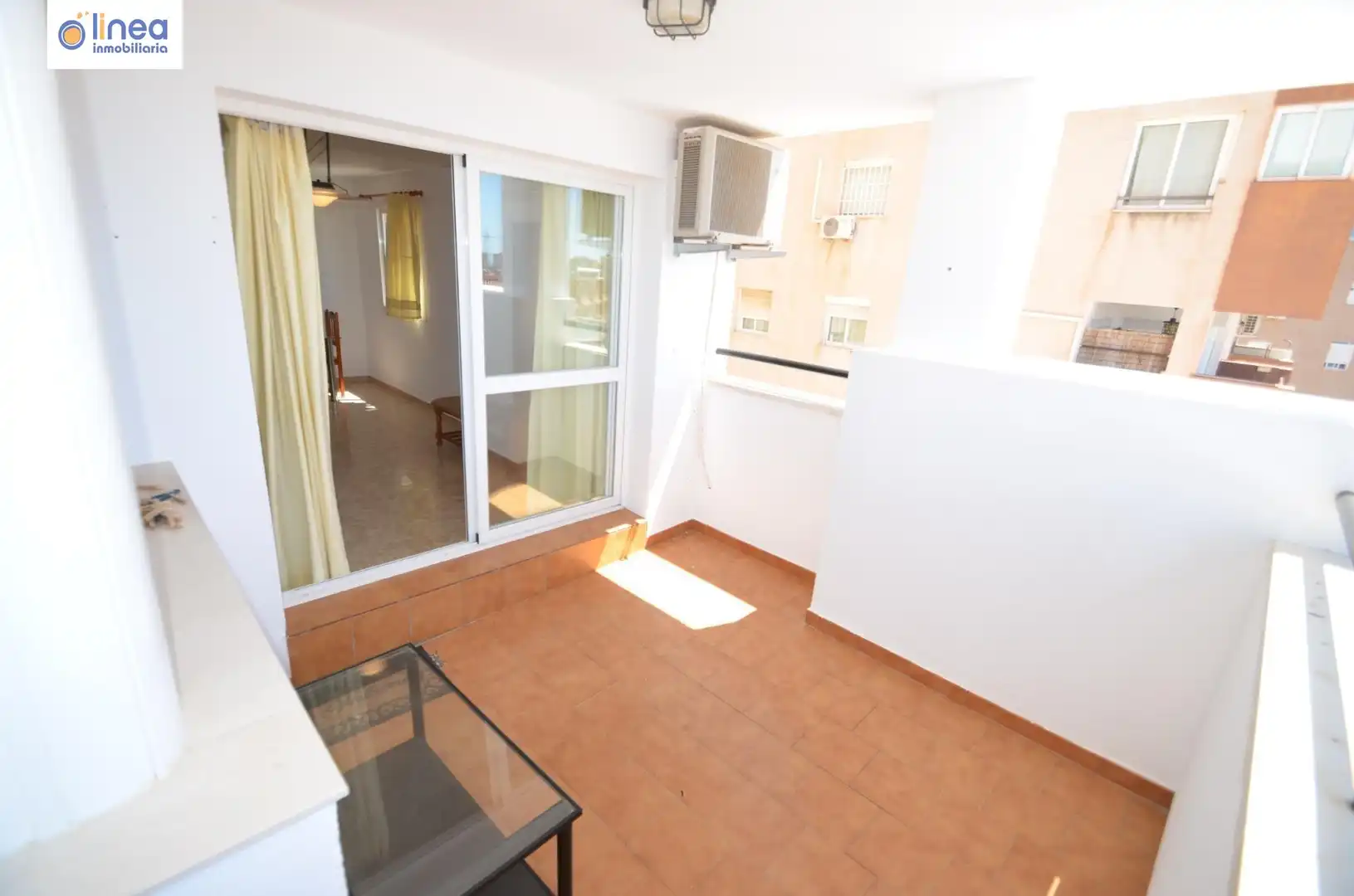 Balcony of Flat for rent in Roquetas de Mar  with Air Conditioner, Terrace and Storage room