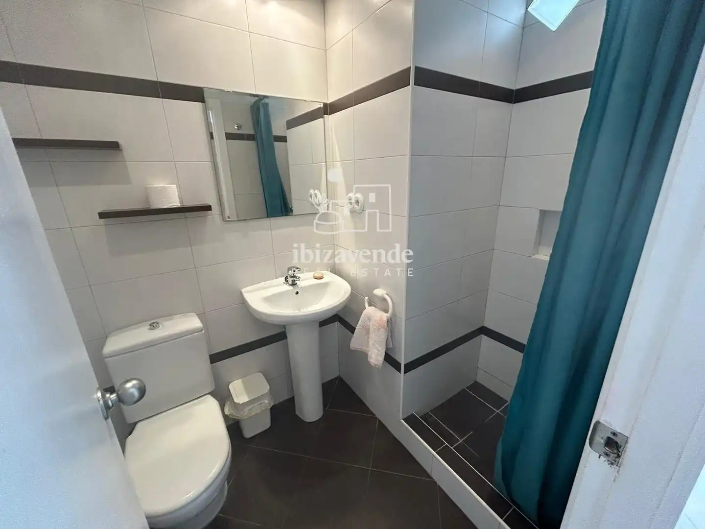 Bathroom of Flat for rent in Sant Josep de sa Talaia  with Air Conditioner, Heating and Terrace