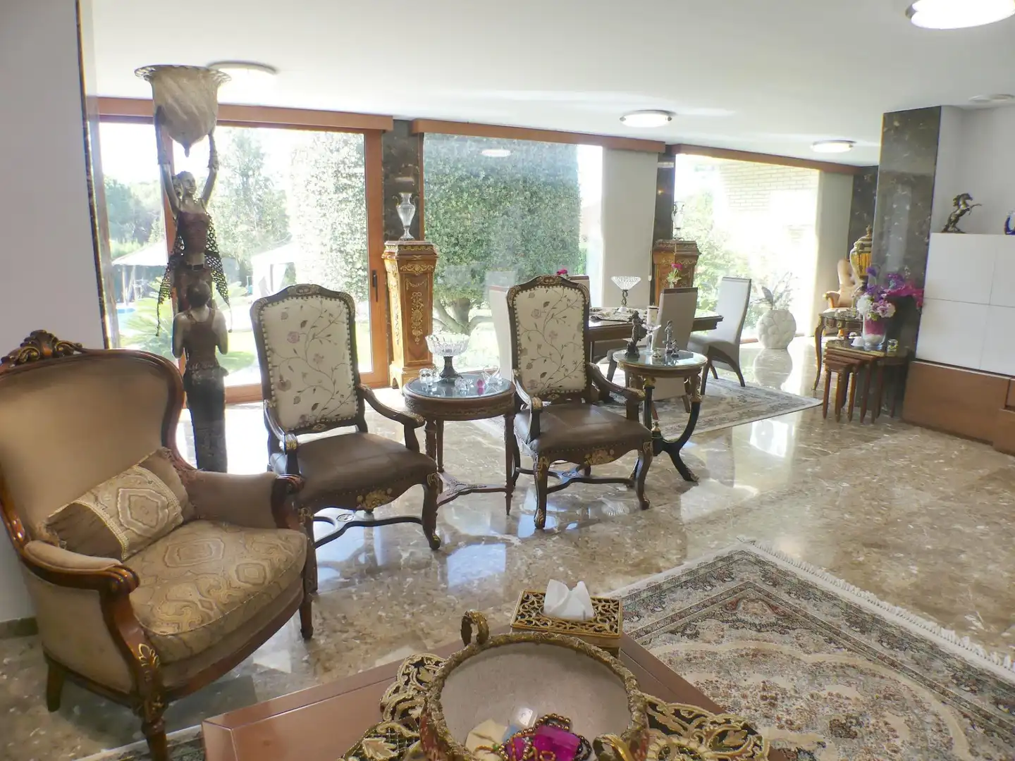 Sala d'estar de Casa o xalet en venda en Godella amb Aire condicionat, Calefacció i Jardí privat