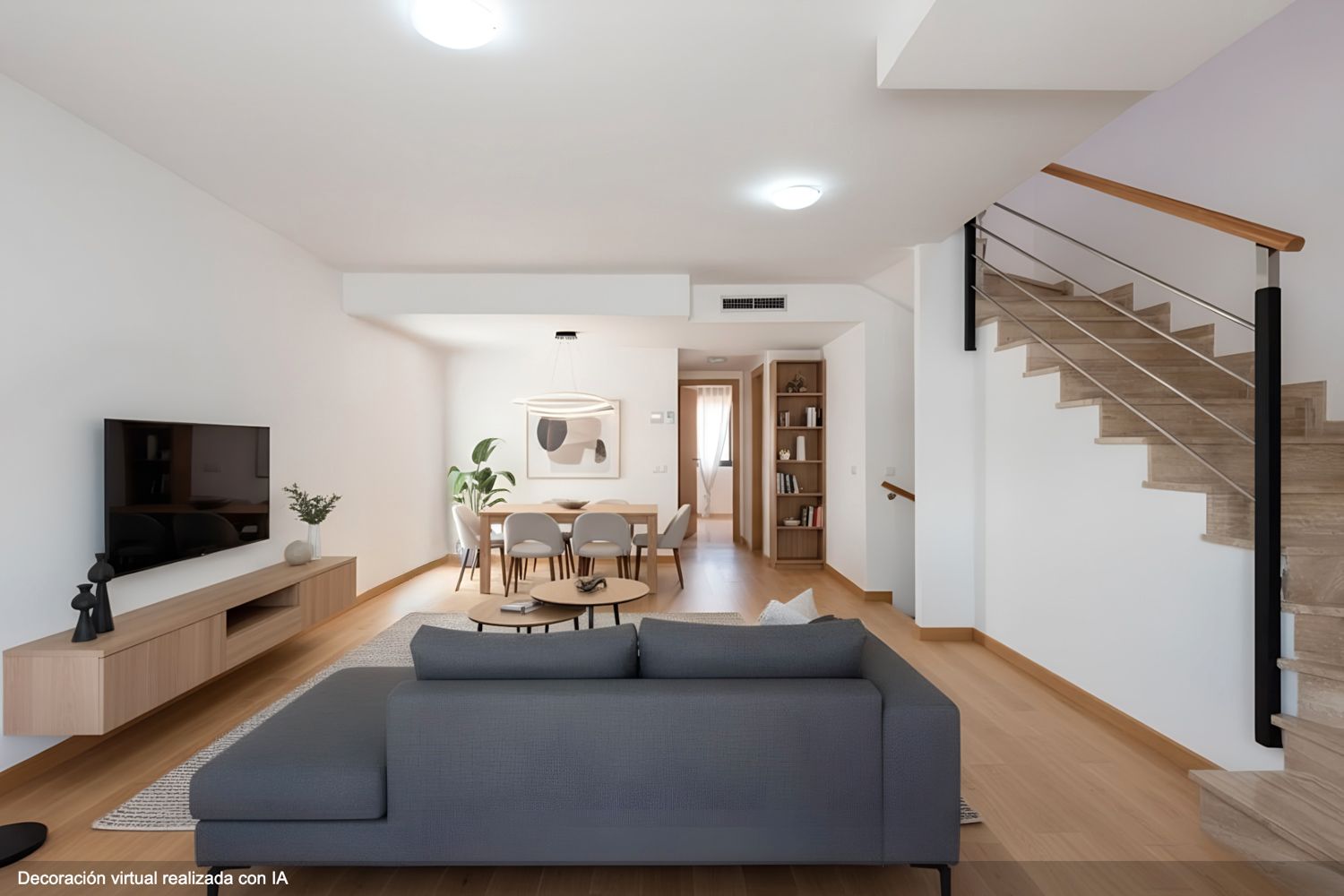 Sala d'estar de Casa o xalet en venda en Castellón de la Plana / Castelló de la Plana amb Aire condicionat, Calefacció i Jardí privat