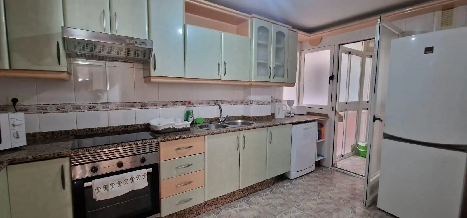 Kitchen of Flat for rent in Águilas  with Air Conditioner and Furnished