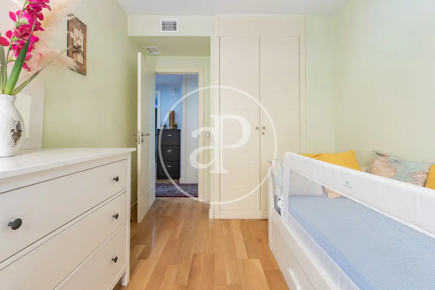 Bedroom of Flat for sale in Madrid  with Heating, Private garden and Terrace