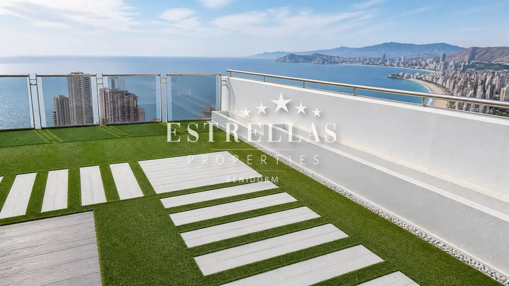 Terrace of Attic for sale in Benidorm  with Air Conditioner, Heating and Private garden