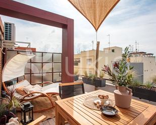 Terrace of Duplex to rent in  Madrid Capital  with Air Conditioner, Heating and Terrace