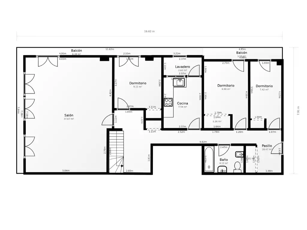 Duplexes for sale in Calle Poeta Verdaguer, Hospital - Plaza del Real