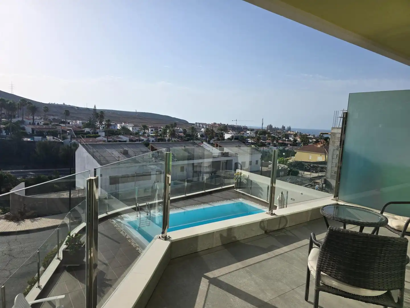 Swimming pool of Apartments for rent in Mogán  with Air Conditioner, Terrace and Furnished