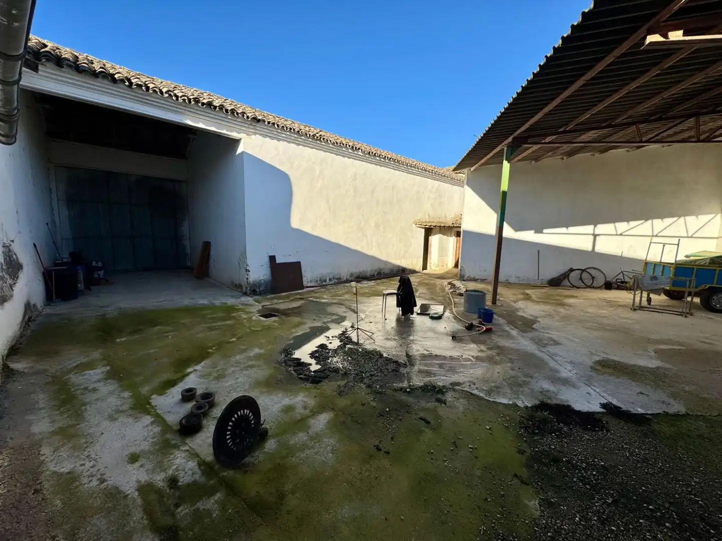 Vista exterior de Casa adosada en venta en Villoldo con Trastero