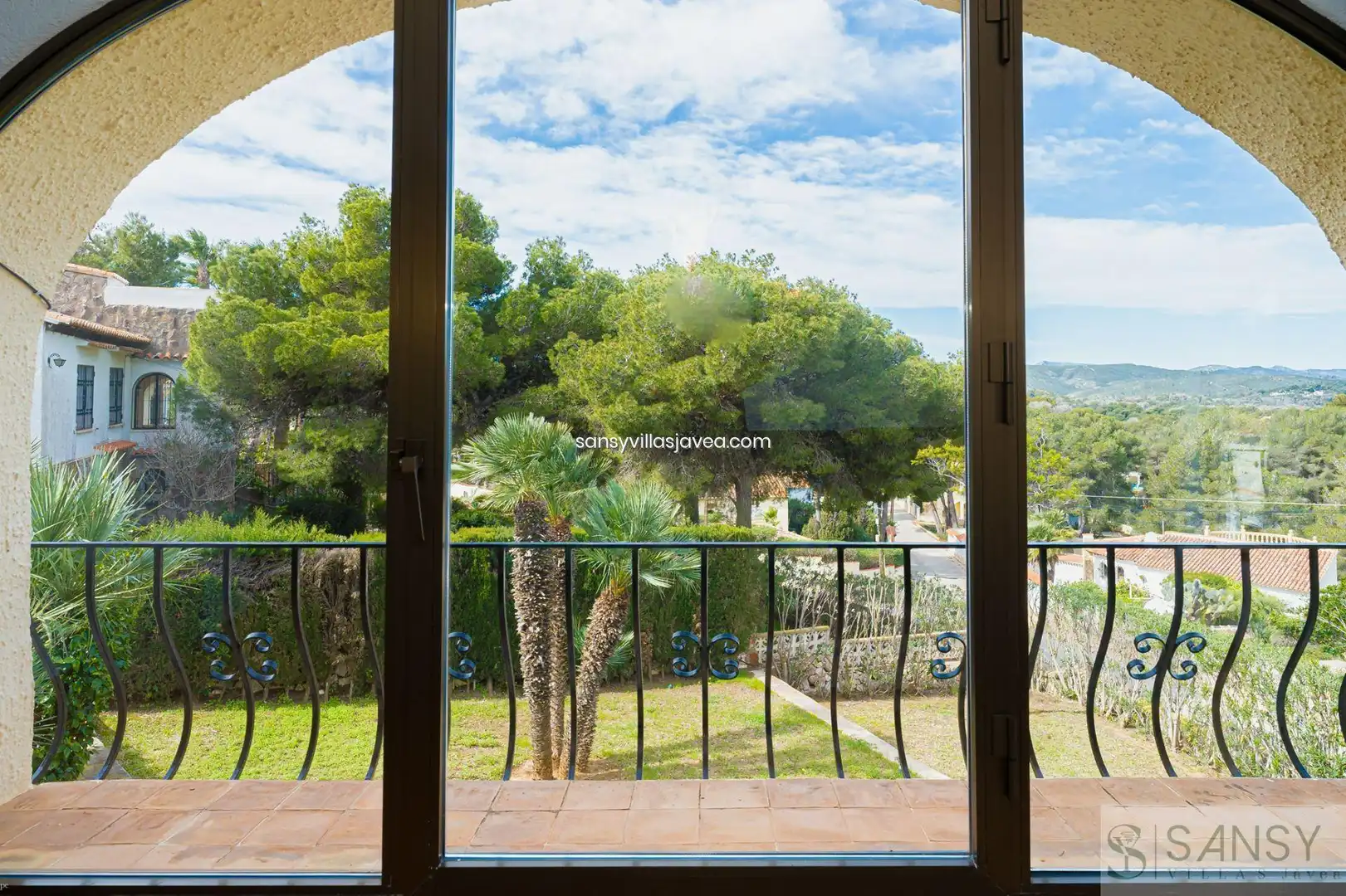 Garden of Houses for sale in Jávea / Xàbia  with Air Conditioner and Storage room
