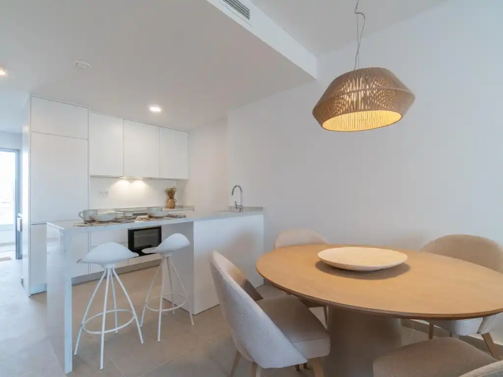Kitchen of Apartments for sale in Orihuela  with Air Conditioner and Swimming Pool