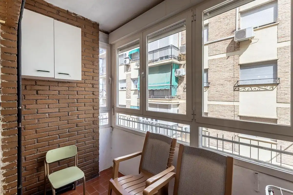 Balcony of Flat for sale in Granada