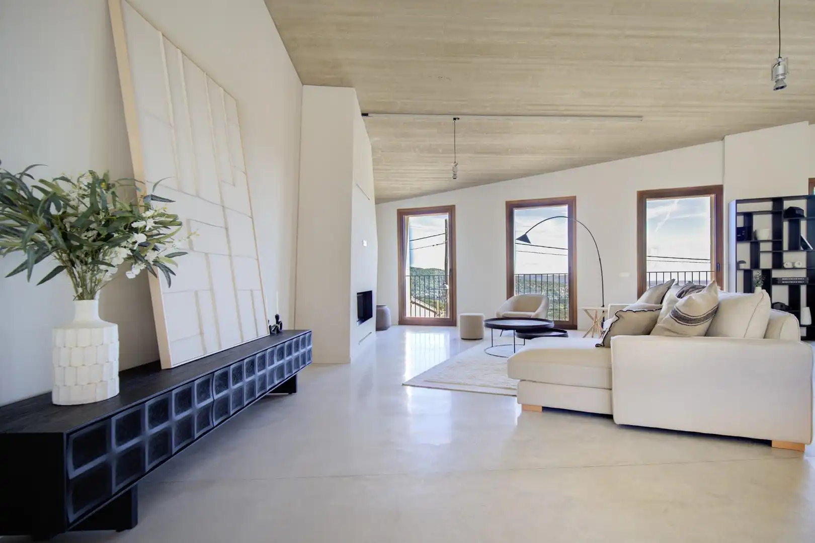 Living room of Houses for sale in Campanet  with Air Conditioner, Heating and Furnished